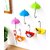 BIYANKA Colourful Umbrella Key Holder