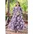 SARINKU Georgette Gown Dress for Women Stylish Ethnic Gown Long One Piece for Girl and Women