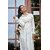 SARINKU Gown Crepe Fabric Dress for Women Stylish Ethnic Gown Long One Piece for Girls and Women