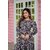 SARINKU Gown Crepe Fabric Dress for Women Stylish Ethnic Gown Long One Piece for Girls & Women