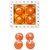 Tiny Shiny Motichoor Ladoo Decorative Candles  Wedding  Festival Dcor  Diwali Decoration Item for Home Pack of 4