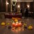 Tiny Shiny Motichoor Ladoo Decorative Candles  Wedding  Festival Dcor  Diwali Decoration Item for Home Pack of 4
