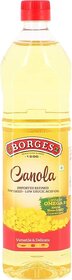 Canola Oil - 1L Bottle, Non-GMO Omega 3 Cooking Oil