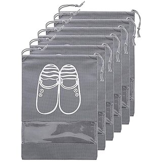 Shoe Bag for Travel  Storage Organizer Shoe Bags Pouches Travel Shoe Cover for Shoe Storage Bag Women  Men Pack of 6