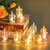 Flameless and Smokeless Decorative Multicolor Candles Transparent Acrylic Led Tea Light Candle for Festival (Pack of 6)