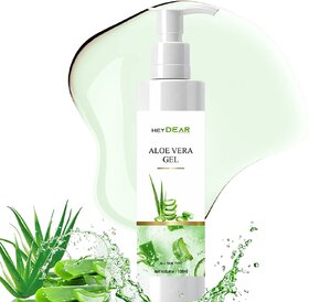 HEYDEAR Aloe Vera Gel 100ml - Natural Skincare Moisturizing Gel for All Skin Types