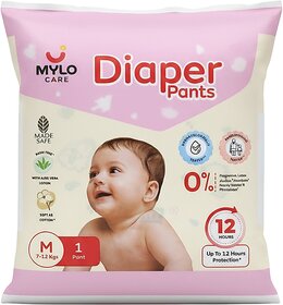 Mylo Diaper Pants Size-M Combo Pack Of 3 - Soft, Comfortable, and Safe for Babies