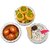 Silver Coated Paper Bowls - Prasad Wati, Pack of 6 (25 Pieces per Pack)