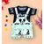 Littlemama Dungaree For Baby Boys & Baby Girls Casual Printed, Applique Cotton Blend (Multicolor, Pack of 1)