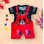 Littlemama Dungaree For Baby Boys & Baby Girls Printed, Applique Cotton Blend (Multicolor, Pack of 1)