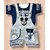 Littlemama Dungaree For Baby Boys Solid Cotton Blend (Grey, Pack of 1)