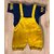 Littlemama Dungaree For Baby Boys Solid Cotton Blend (Yellow, Pack of 1)