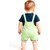 Littlemama Dungaree For Baby Boys Printed Cotton Blend (Green, Pack of 1)