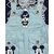 Littlemama Dungaree For Baby Boys & Baby Girls Printed Cotton Blend (Grey, Pack of 1)