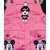 Littlemama Dungaree For Baby Boys & Baby Girls Printed Cotton Blend (Pink, Pack of 1)