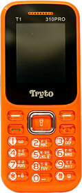 Tryto T1 310Pro (Dual SIM, 1000 mAh Battery, 1.8 inch Display, Orange)