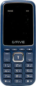 Gfive Rose 111 (Dual SIM, 1050 mAh Battery, 1.8 inch Display, Blue)