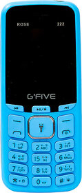 Gfive Rose 222 (Dual SIM, 1050 mAh Battery, 1.8 inch Display, Blue)