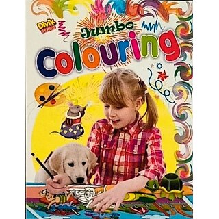 Divik Series Jumbo Coloring Book For Kids  3 To 5 Years Old  Best Gift To Children For Drawing, Coloring And Painting.