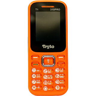 Tryto T1 310Pro (Dual SIM, 1000 mAh Battery, 1.8 inch Display, Orange)