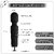 WildProducts - Rechargeable Body Massager - Handheld Waterproof Vibrate Wand Massage Machine with 20 Vibration Modes