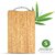 IMECO Bamboo Chopping Board Small (28 x 18 cm), Scratch Resistant Cutting Board