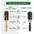 IMECO Bamboo Rolling Hair Brush, Roller Brush-for adding Curls, Volume and Styling
