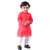 Kid Kupboard Cotton Baby Boys Kurta and Pyjama Set, Red/White, Full-Sleeves, 2-3 Years KIDS7896