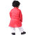 Kid Kupboard Cotton Baby Boys Kurta and Pyjama Set, Red/White, Full-Sleeves, 2-3 Years KIDS7896