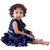 Kid Kupboard Cotton Baby Girls A-Line Frock, Dark Blue, Sleeveless, 12-18 Months KIDS7918