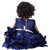 Kid Kupboard Cotton Baby Girls A-Line Frock, Dark Blue, Sleeveless, 12-18 Months KIDS7918