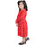 Kid Kupboard Cotton Baby Girls A-Line Frock, Light Red, Full-Sleeves, 4-5 Years KIDS7920