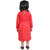 Kid Kupboard Cotton Baby Girls A-Line Frock, Light Red, Full-Sleeves, 4-5 Years KIDS7920
