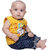 Kid Kupboard Cotton Baby Girls Top, Yellow, Sleeveless, 9-12 Months KIDS7925