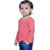 Kid Kupboard Cotton Baby Girls Top, Pink, Full-Sleeves, 3-4 Years KIDS7926