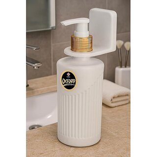 Liquid Soap Dispenser Stylish Wall Mounted Self Adhesive (300 ml), Set of 1, Handwash Bottle for Wash Basin  Bathroom