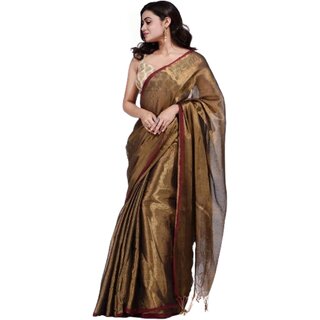 Kiasha Bengal Handloom Tissue Saree For Party And Festival Wear