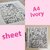 INCANDESCENT PAPER A4 Ivory Paper 220 GSM  Pack of 2 x 25 sheets Premium Sheets for Printing, Invitations  Crafts