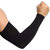 UV Protection Arm Sleeves & Hand Gloves Cotton Unisex - For Driving, Hiking, Sports, Biking & Cycling (1 Pair Black)
