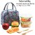 Canvas Insulated Lunch Bag - Thermal Food Storage & Cooler Tote Bag for Travel and Picnic