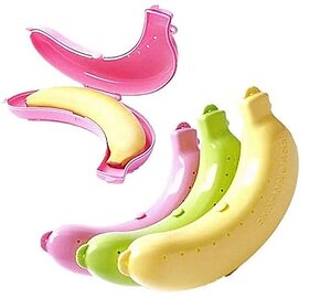 Banana Case for Kids (1 pc)  BPA Free Banana Storage Box  Portable Fruit Holder Cover  Travel Lunchbox Banana Ca