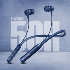 (Pack of 30) Signatize Wireless in-Ear Neckband Bluetooth Earphones with 10mm Drivers, Music Experie, 50 Hours Playtime,-SZ-1180-Blue