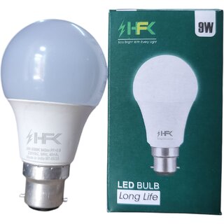 (Pack of 50) HFK 9-Watt HQ LED Bulb  Cool White, Energy Efficient, 1-Year Warranty,