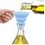 Silicone Collapsible Portable FunnelKitchen Folding Funnels Hopper Kitchen Tool for Transferring Liquid  (Multicolor)
