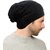 (Pack of 50) Fashlook Wool Blend Black Casual Winter Cap