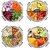 (Pack of 10) WildProducts - Plastic 450 ML Manual Vegetable Chopper with 3 Blades/Pull Chopper/Vegetable Cutter/Quick Chopper