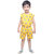 Kid Kupboard Cotton Boys T-Shirt and Short Set, Yellow, Sleeveless, 6-7 Years KIDS7947