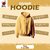 BULL CLOTHING Mens I Walk On The Wild Side  Premium 280 GSM Fleece Mustard Hoodie for Ultimate Comfort and Style (L)