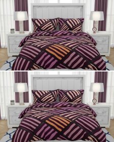 BEDZY Polar Fleece Winter Warm Double Bedsheet | Set of 2 Bedsheets