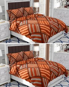 BEDZY Polar Fleece Winter Warm Double Bedsheet | Set of 2 Bedsheets